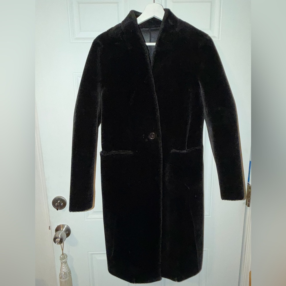 Zara Elegant Black Women's Coat